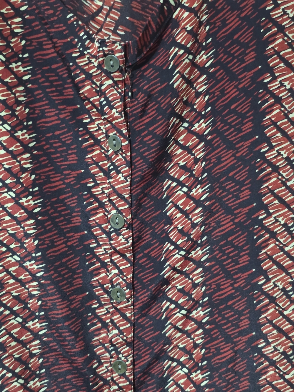 Patterson J. Kincaid Burgundy Patterned Strappy Camisole - Picture 3 of 10